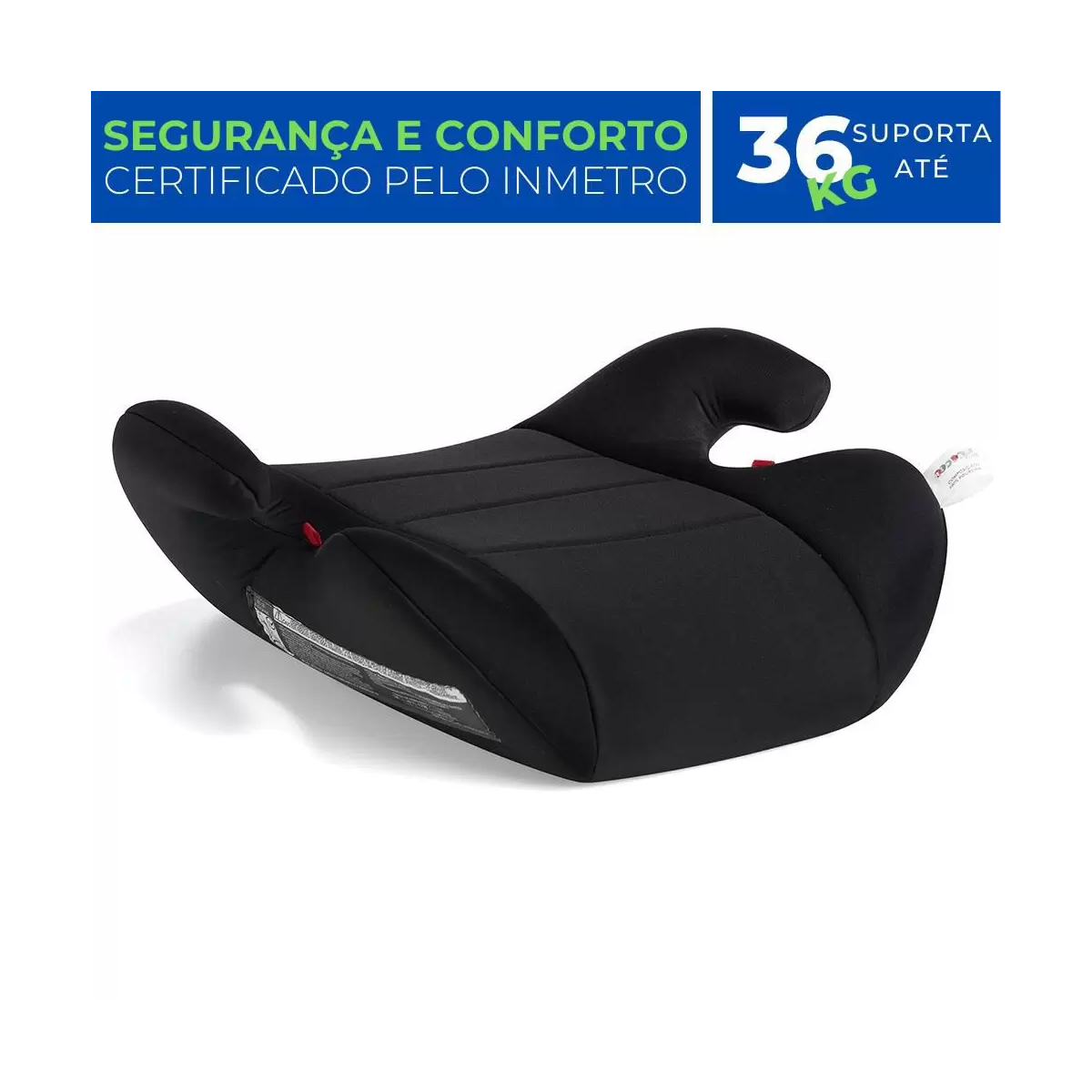 Assento De Carro Infantil Elevação Fit Up Preto Replay Kids - Imagem 4