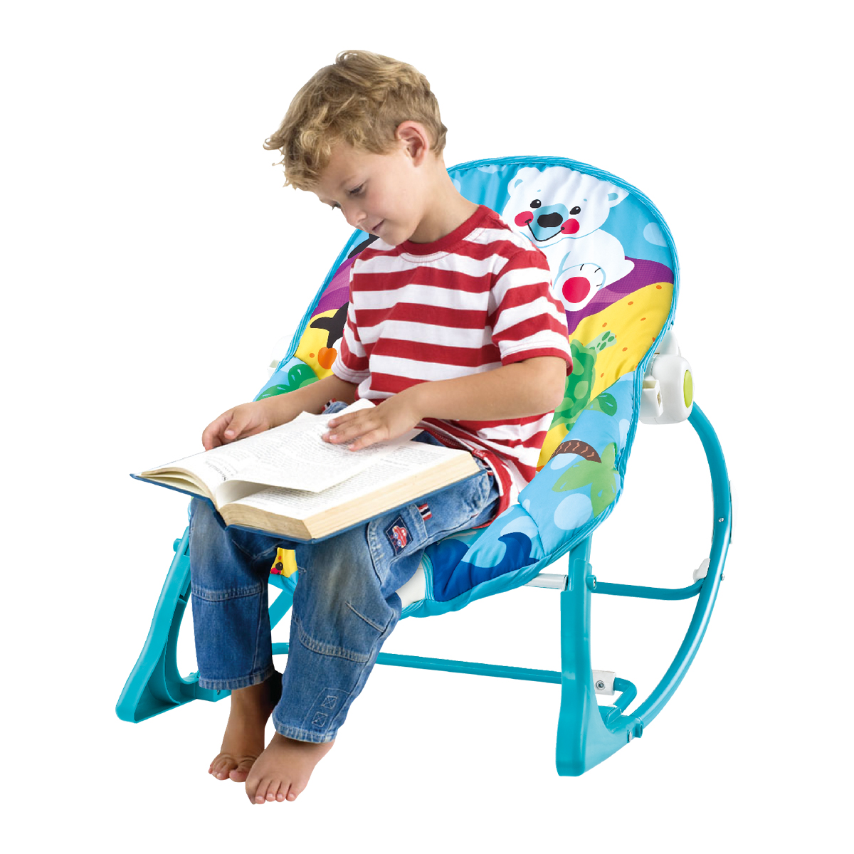 Cadeira de Descanso Musical FunTime New 18kgs Azul-MaxiBaby - Imagem 4