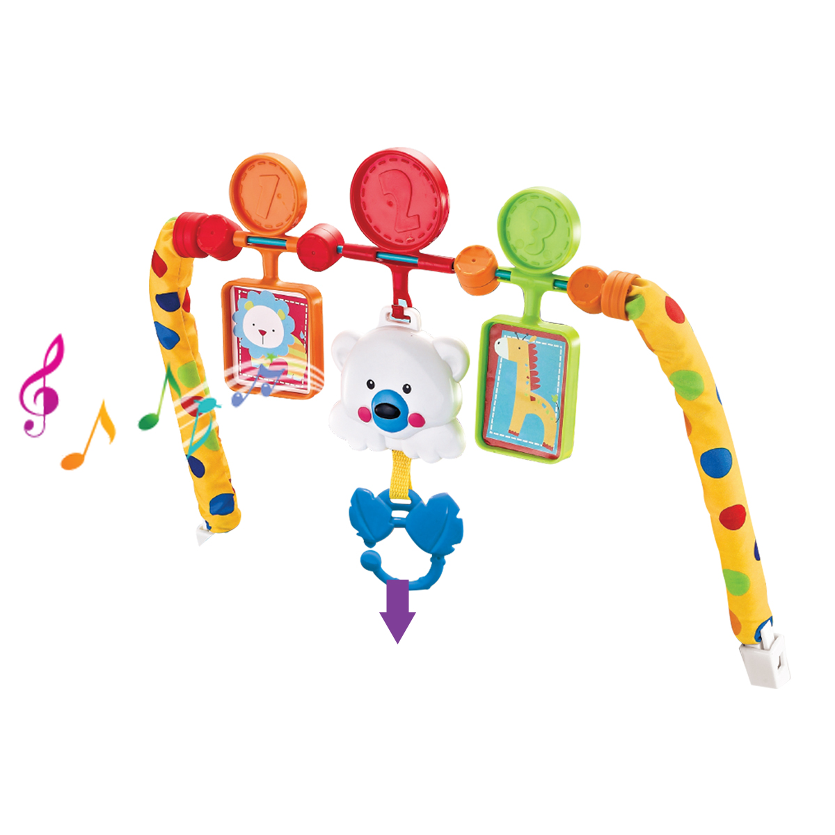 Cadeira de Descanso Musical FunTime New 18kgs Azul-MaxiBaby - Imagem 5