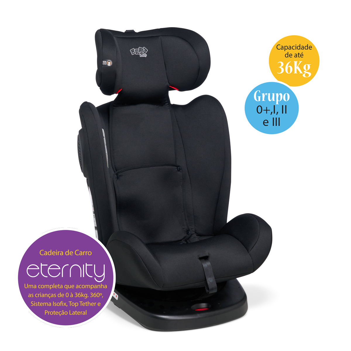 Cadeira de Carro Infantil 0 a 36Kg Eternity 360º Maxi Baby - Imagem 5