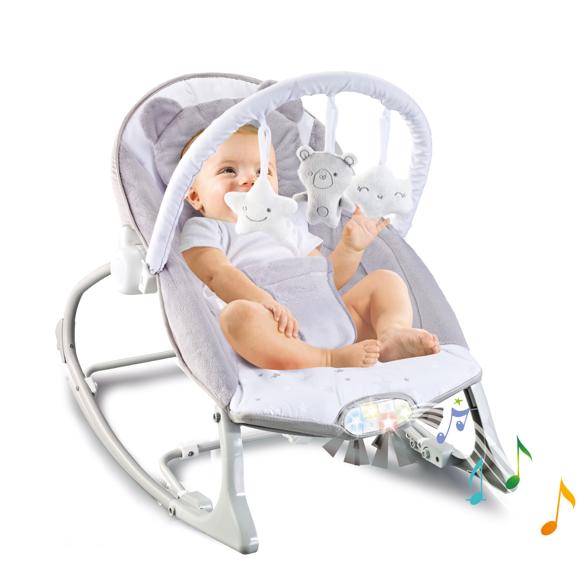 Cadeira de Descanso Musical Urso Polar Até 18kgs - Maxi Baby - Imagem 2