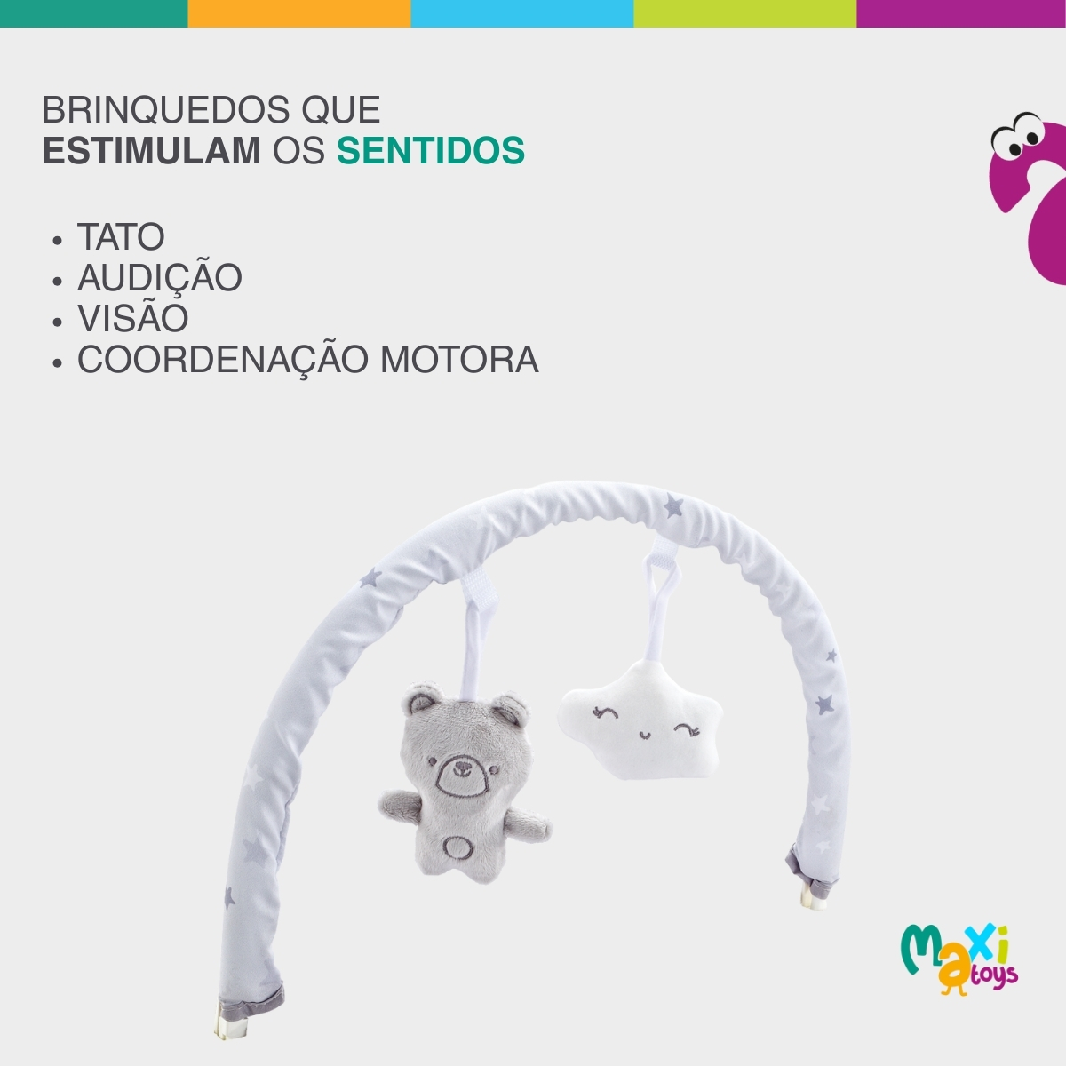Cadeira Descanso Bebê Musical Polar Skyline Bege Maxi Baby - Imagem 5