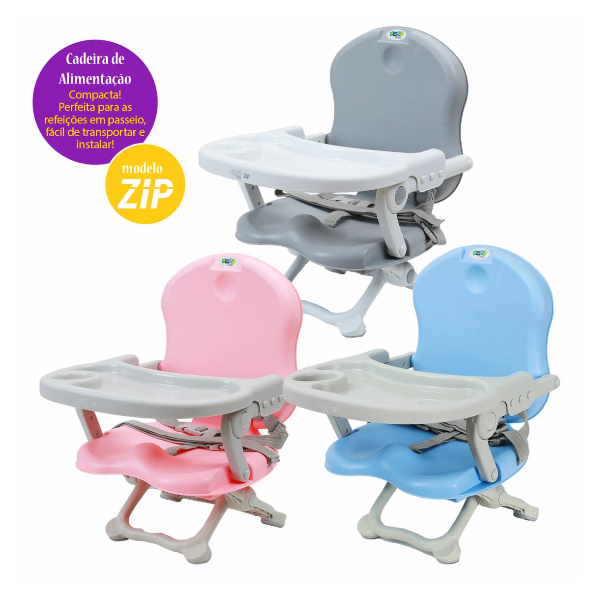 Cadeira De Alimentação Portátil P/ Bebê Zip - Maxi Baby - Imagem 9