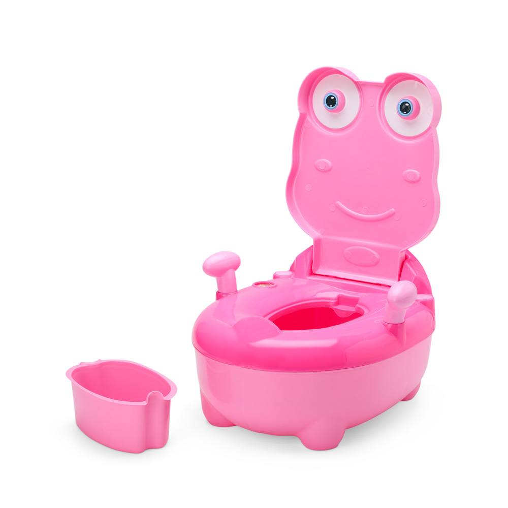 Troninho Infantil Musical Penico Sapinho Rosa - Replay Kids - Imagem 3