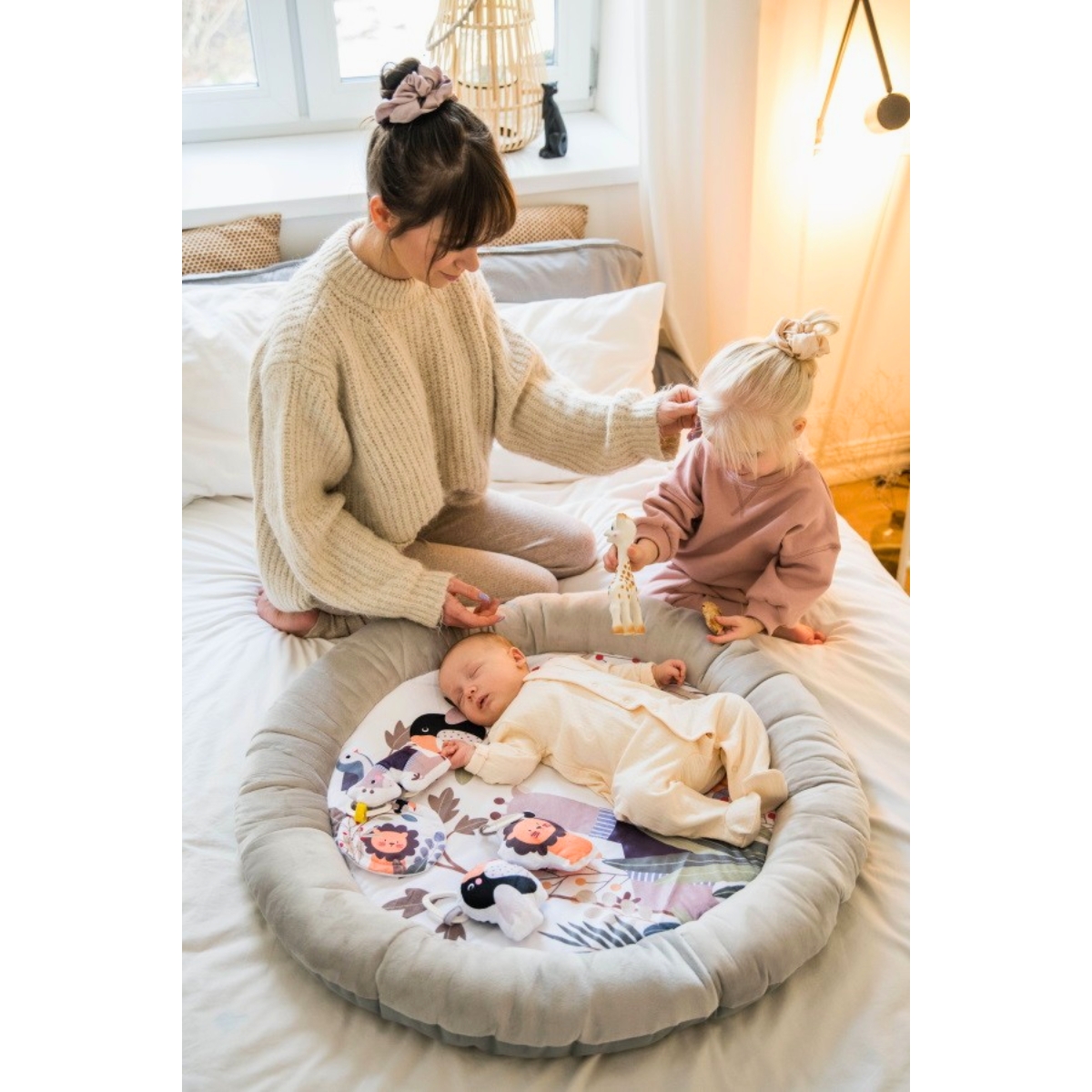 Tapete de Atividades Bebê Luz e Musica Comfy Leão Maxi Baby - Imagem 5