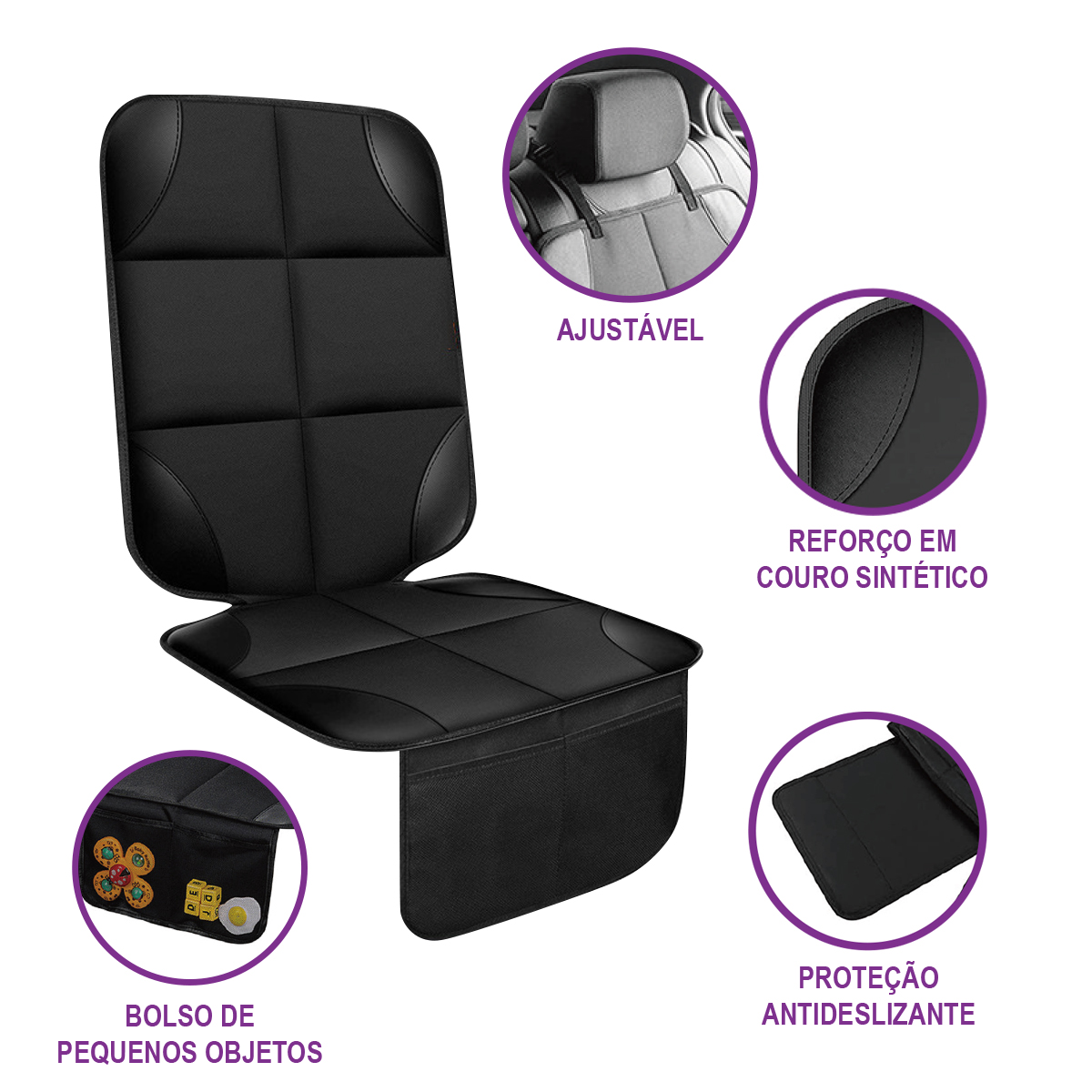 Protetor Capa de Banco de Carro Anti Riscos Kover Maxi Baby