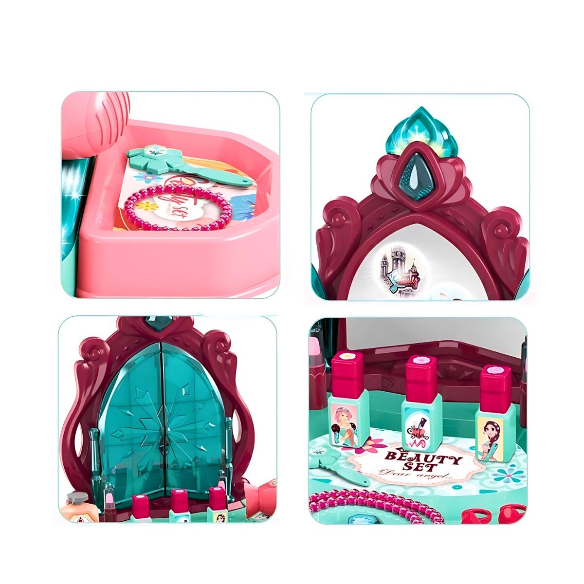 Penteadeira Infantil Acessórios Luz e Som Beauty Replay Kids - Imagem 5