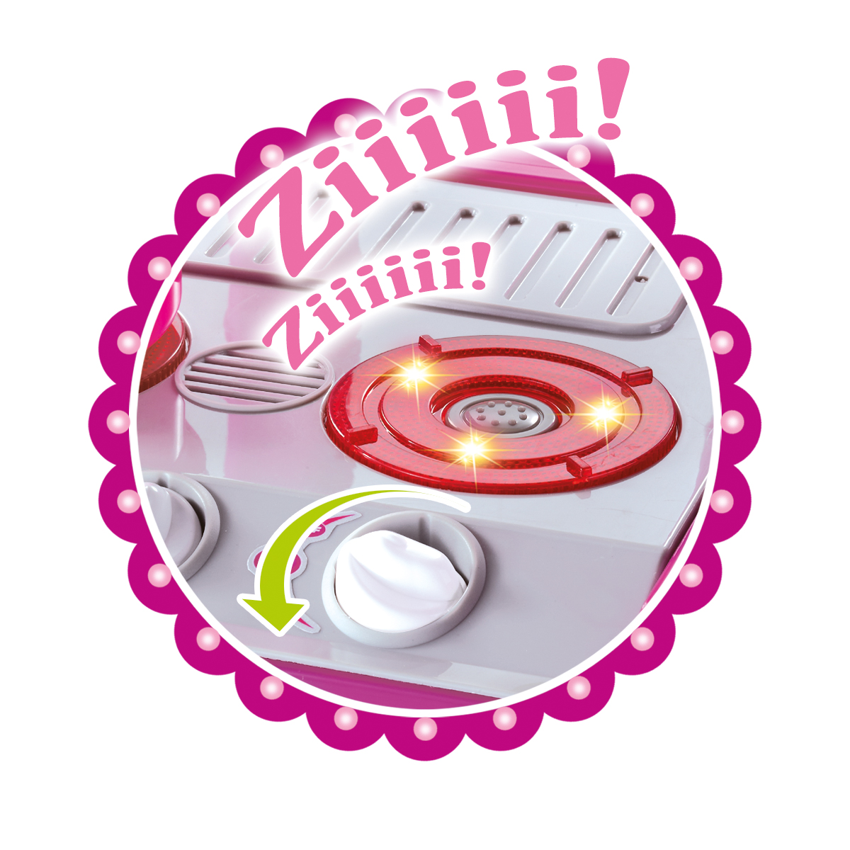 Cozinha Infantil Brinquedo C/ Som e Luz Princess Replay Kids - Imagem 4