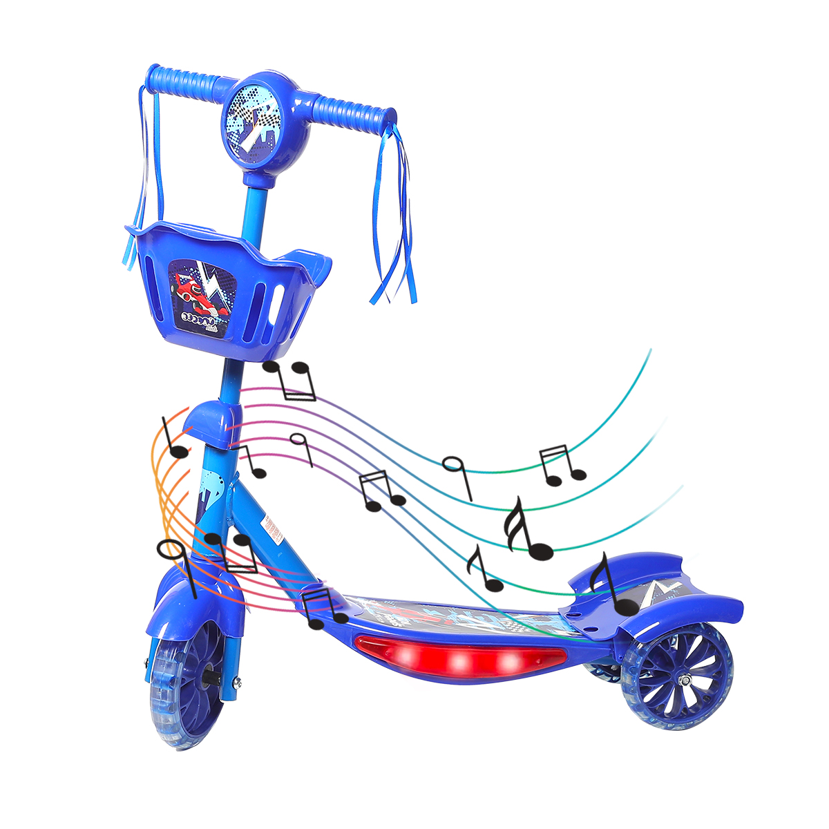 Patinete Infantil Musical 3 Rodas Kiddy - Replay Kids - Imagem 3