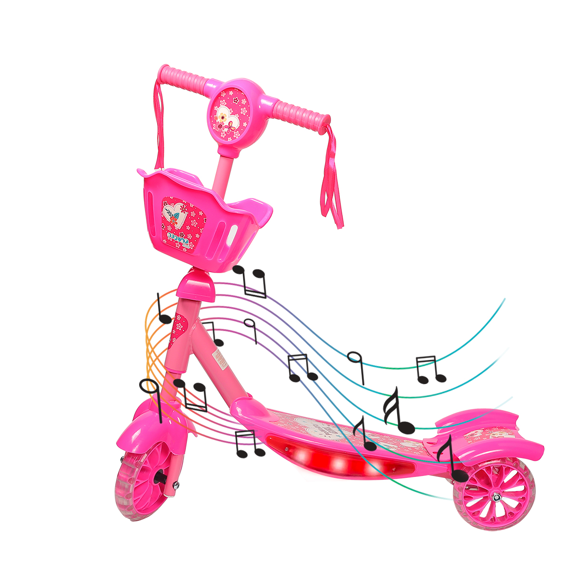 Patinete Infantil Musical 3 Rodas Kiddy - Replay Kids - Imagem 2