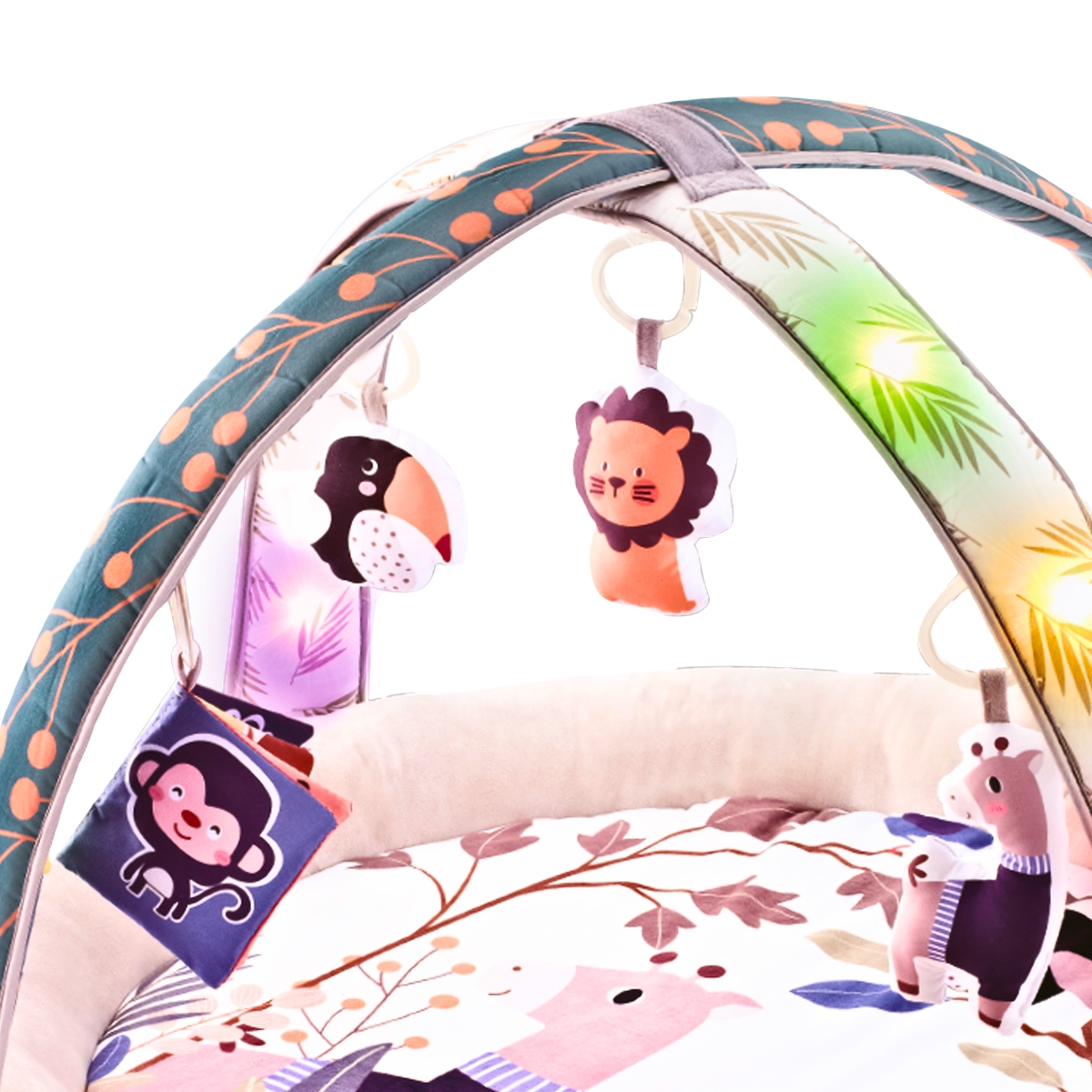 Tapete de Atividades Bebê Luz e Musica Comfy Leão Maxi Baby - Imagem 3