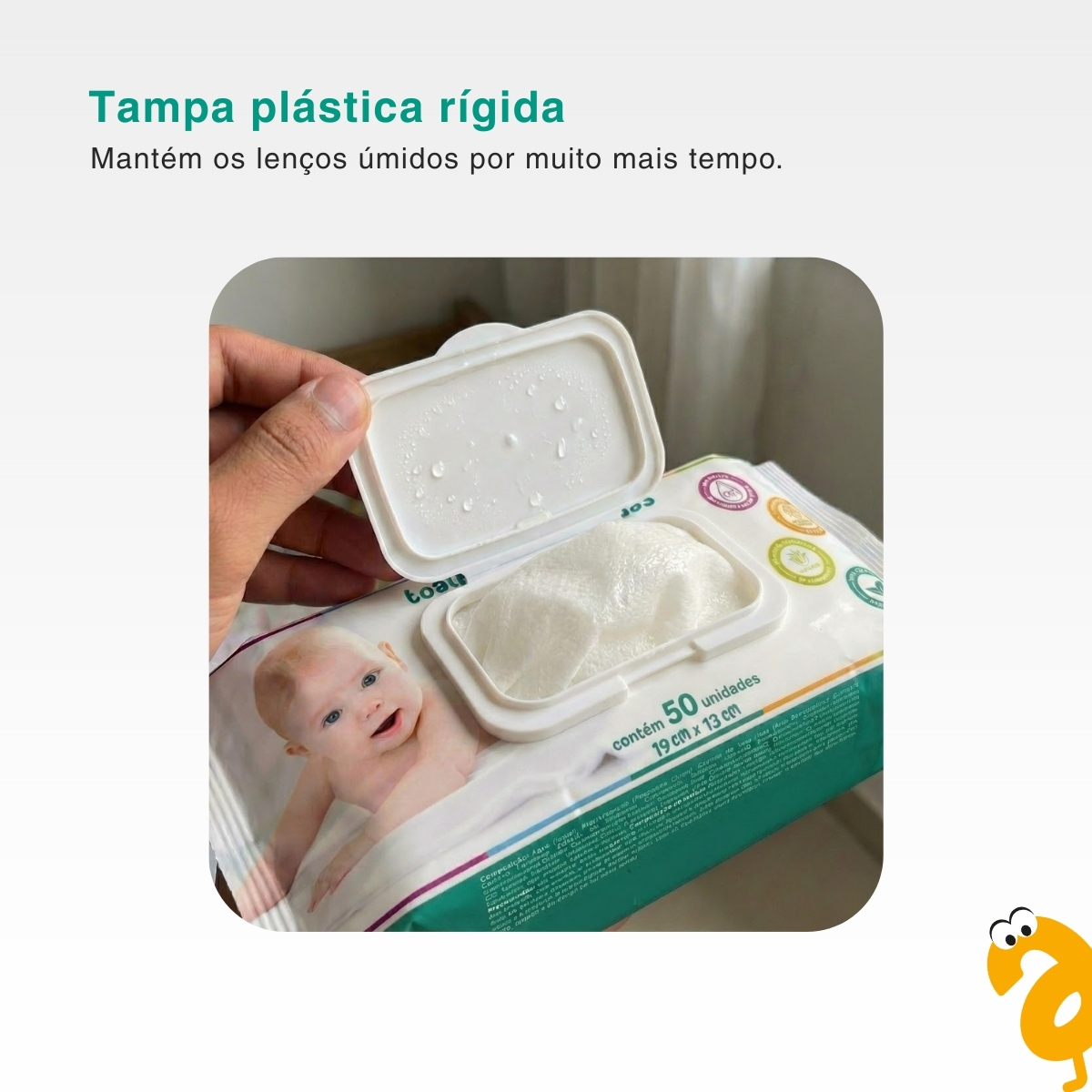 Kit 12 Toalhas Umedecidas Hipoalergênico 50un Cada Maxi Baby - Imagem 7
