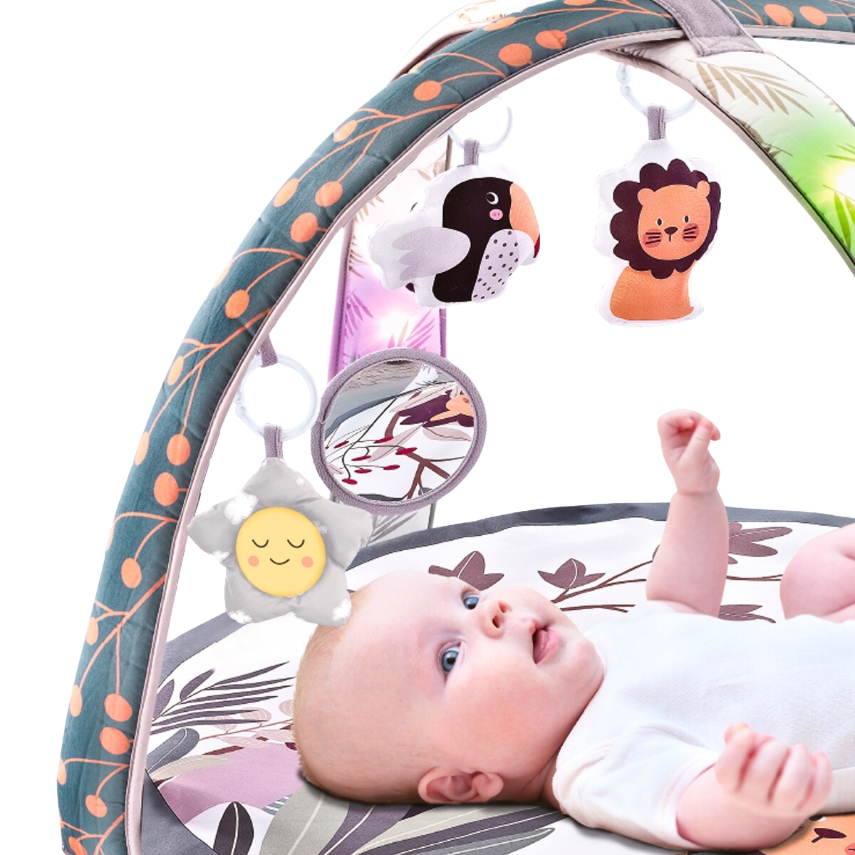 Tapete Ginásio Atividades Bebê C/ Luz e Musica Zoo Maxi Baby - Imagem 5