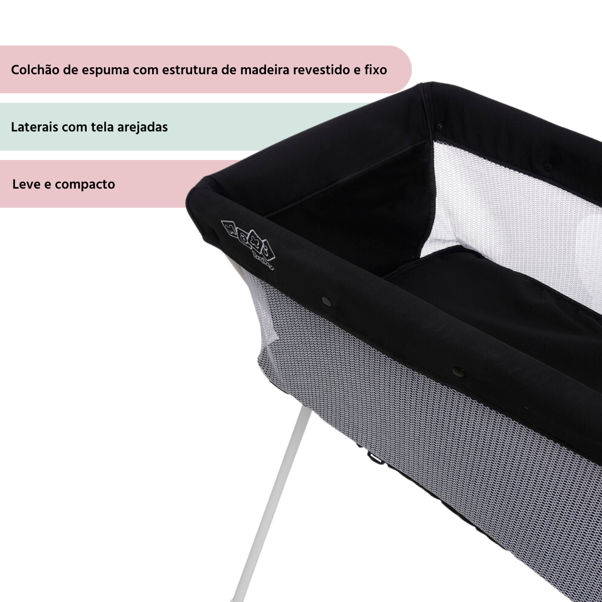 Berço Portátil Para Bebê Co-Leito Até 9kgs Snuggle Maxi Baby - Imagem 5