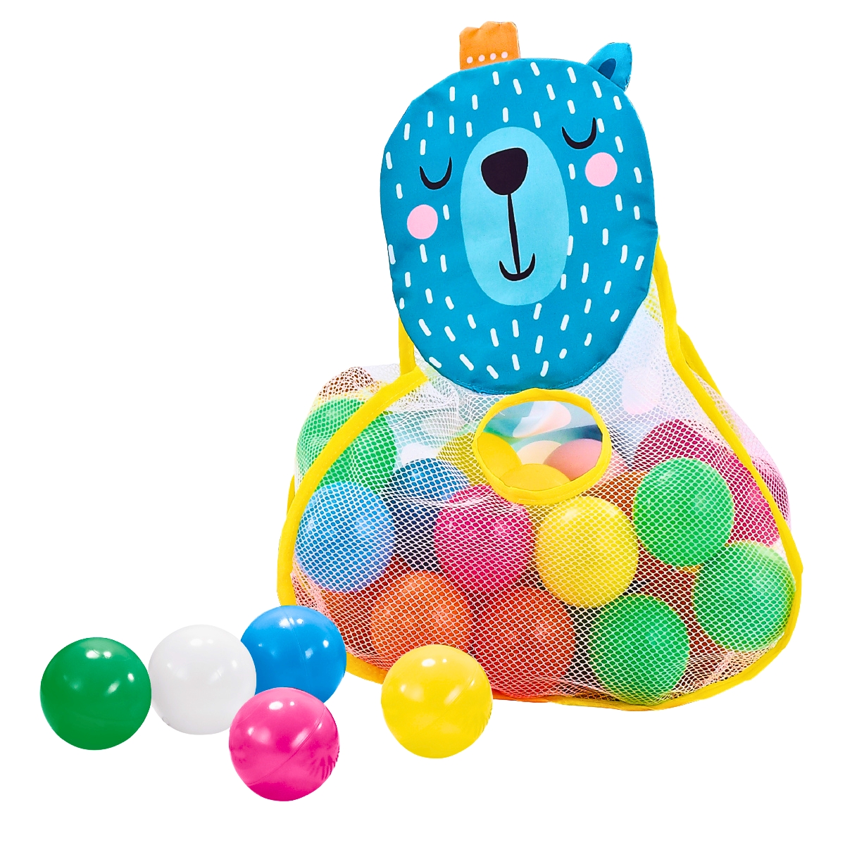 Tapete Ginásio Com Bolinhas Para Bebê Party Azul Maxi Baby - Imagem 14