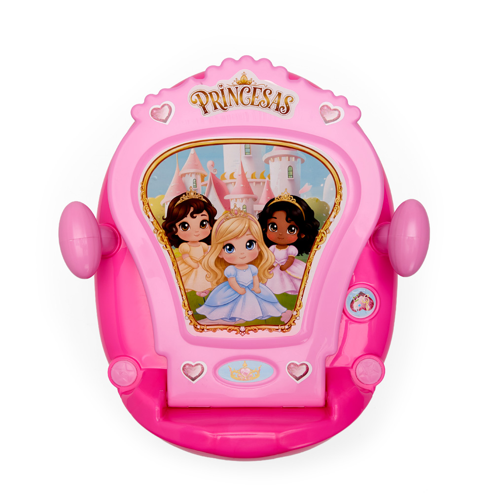 Troninho Penico Infantil Musical Princesas Rosa Maxi Baby - Imagem 5