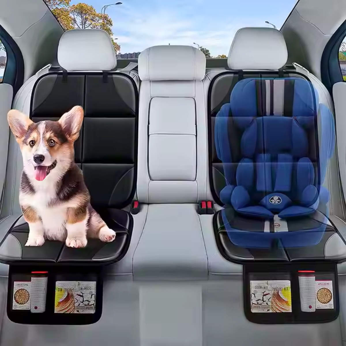 Protetor Capa de Banco de Carro Anti Riscos Kover Maxi Baby - Imagem 7