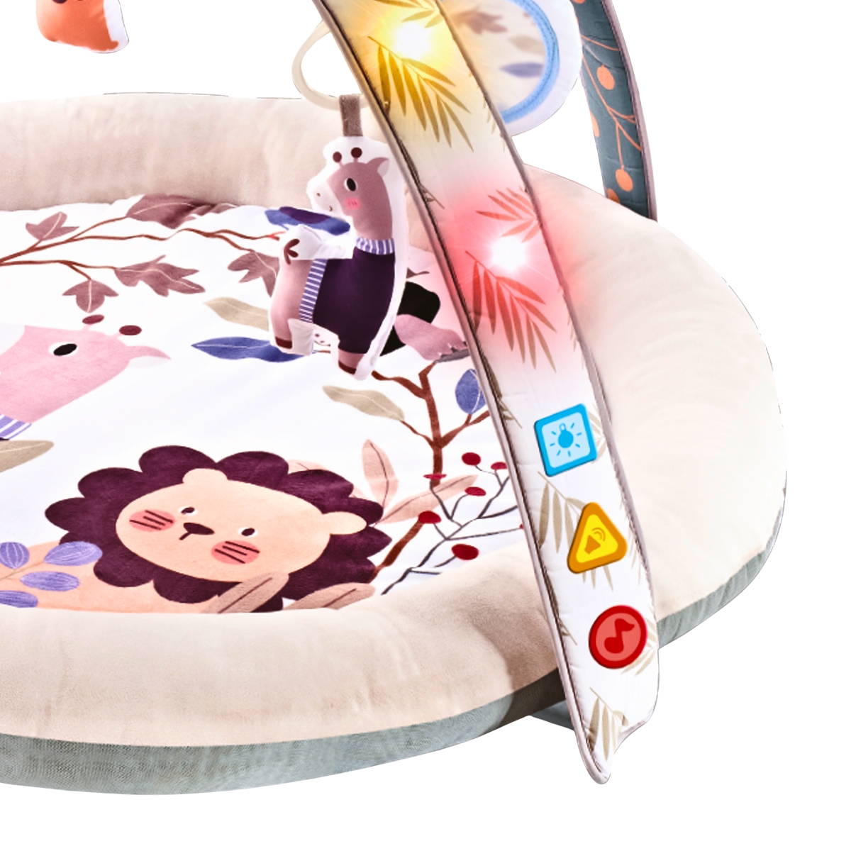 Tapete de Atividades Bebê Luz e Musica Comfy Leão Maxi Baby - Imagem 2