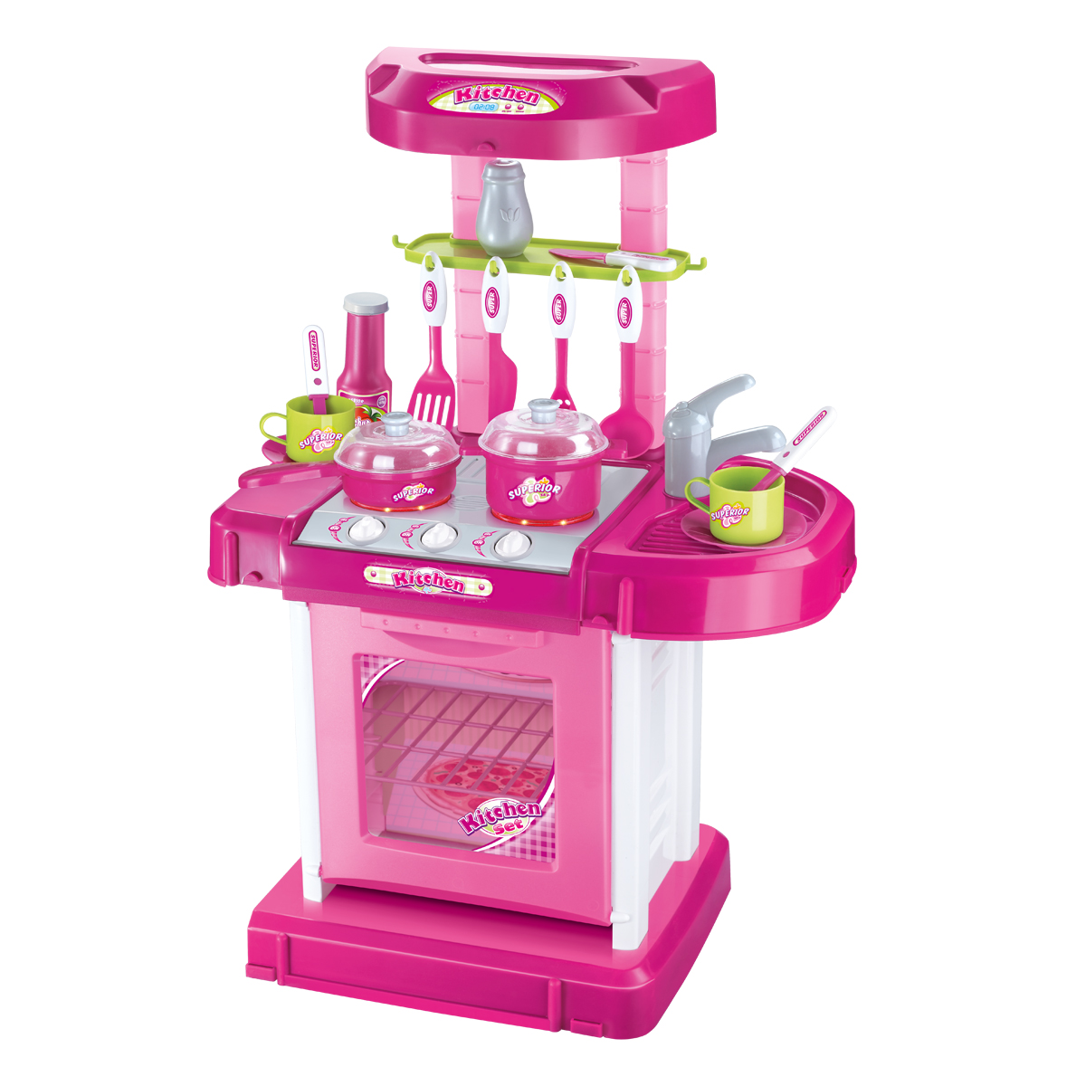 Cozinha Infantil Brinquedo C/ Som e Luz Princess Replay Kids - Imagem 2