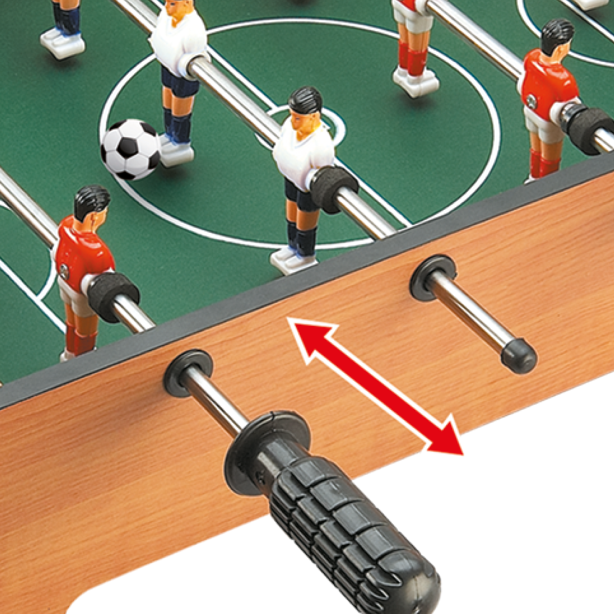 Mesa de Pebolim Infantil Mini Jogo de Futebol - Maxi Toys - Imagem 4